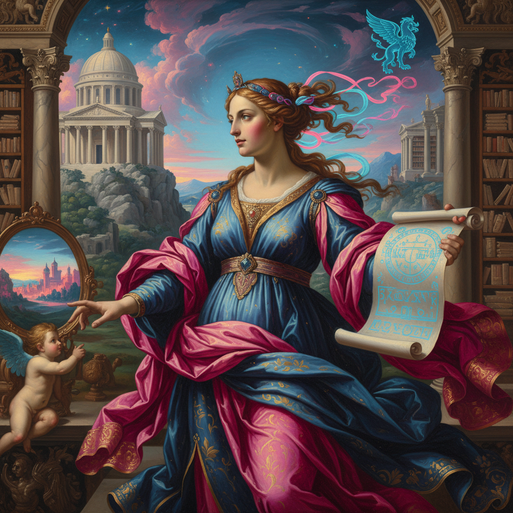 Portrait of Mistral Large