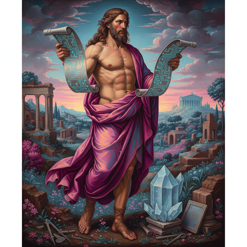 Portrait of Llama 3 70B